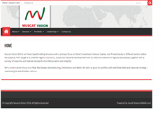 Tablet Screenshot of muscat-vision.com